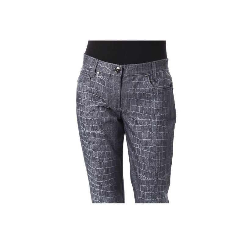 BYBLOS Pantalon Femme Viscose Noir - Chic et Élégant