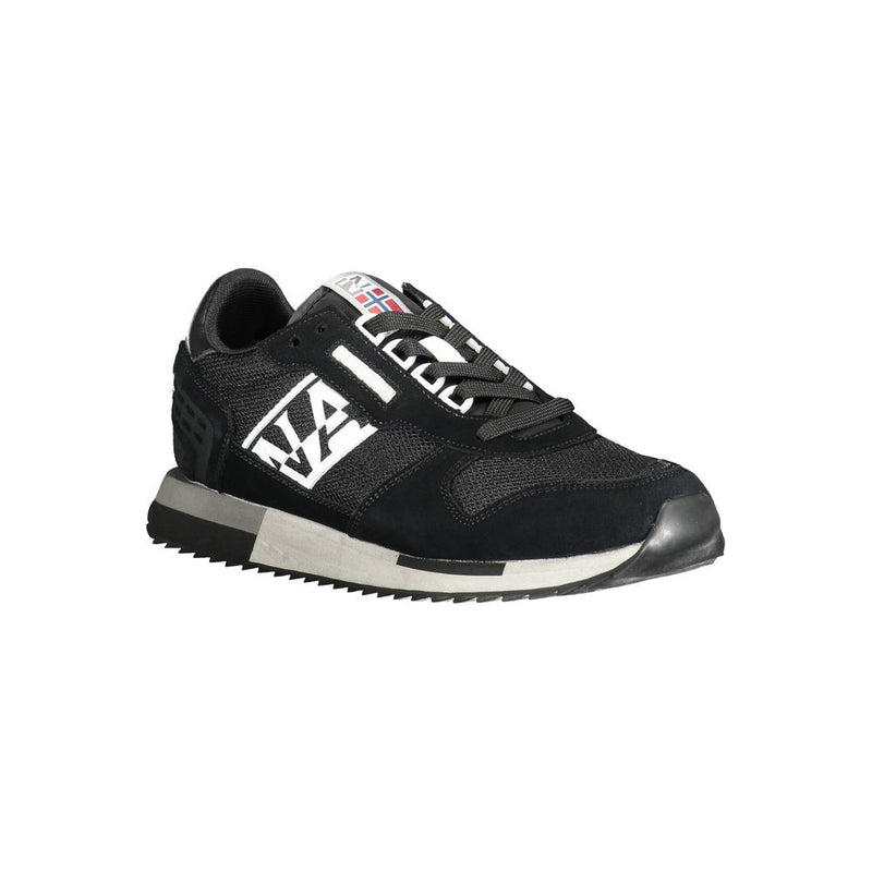 Sneakers en cuir noir pour hommes Napapijri