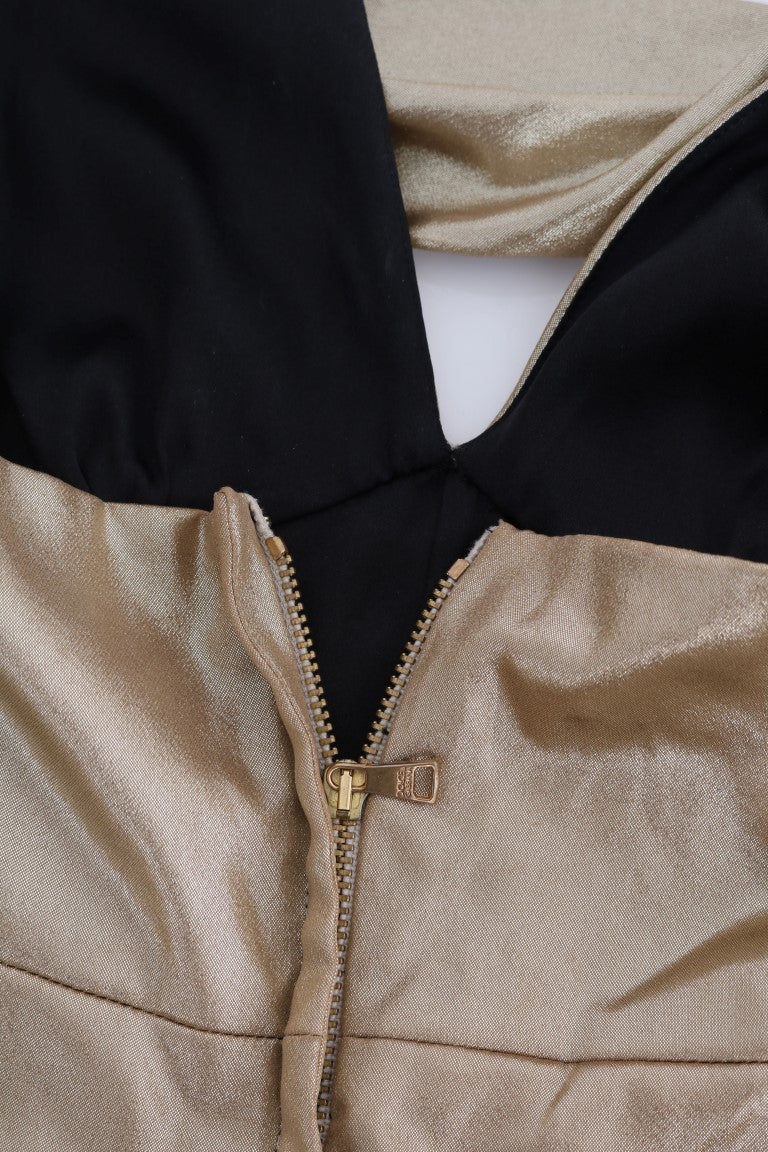 Combinaison Dolce &amp; Gabbana en soie stretch dorée