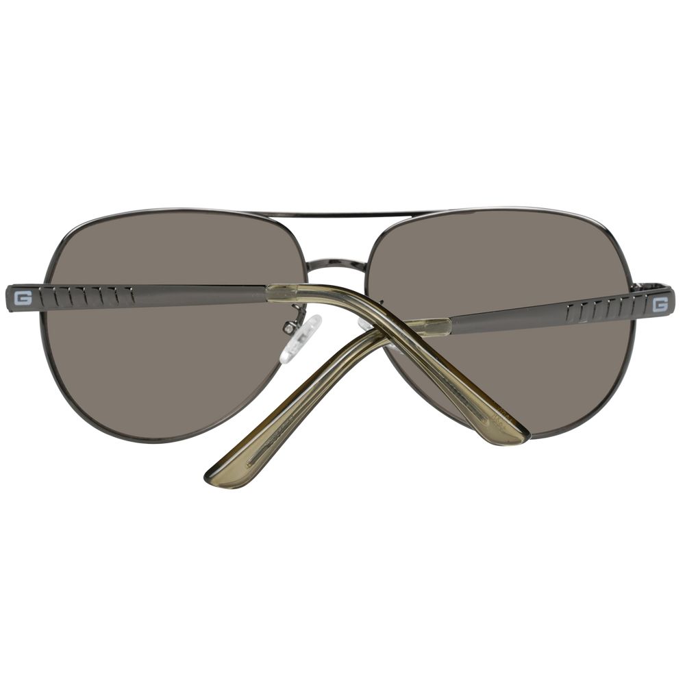 Lunettes de soleil Guess pour homme, gris.