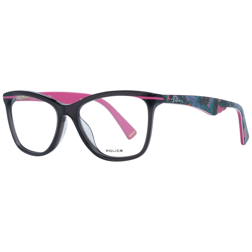 Police Multicolor Women Glasses Frame - Stylish Trapezium Design
