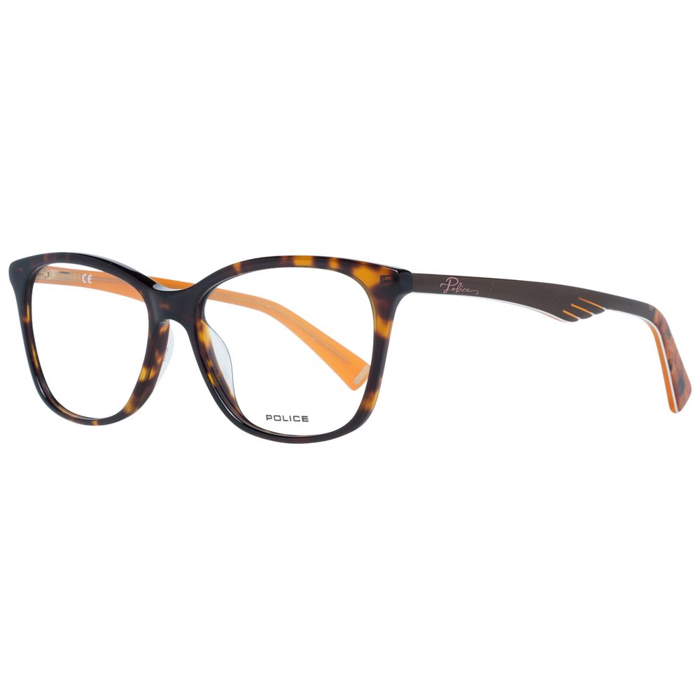 Monture de lunettes pour femmes Police, couleur marron
