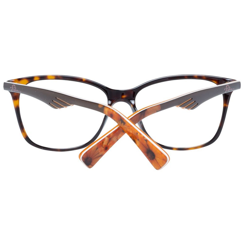 Monture de lunettes pour femmes Police, couleur marron