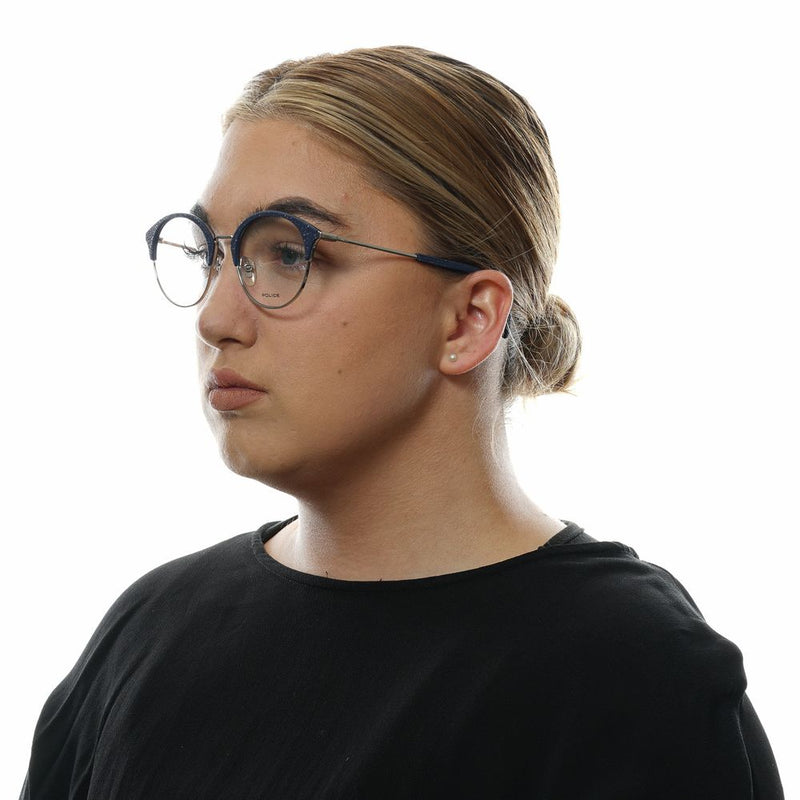 Monture de lunettes multicolores pour femmes, style policier