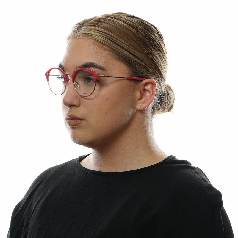 Monture de lunettes multicolores pour femmes, style policier