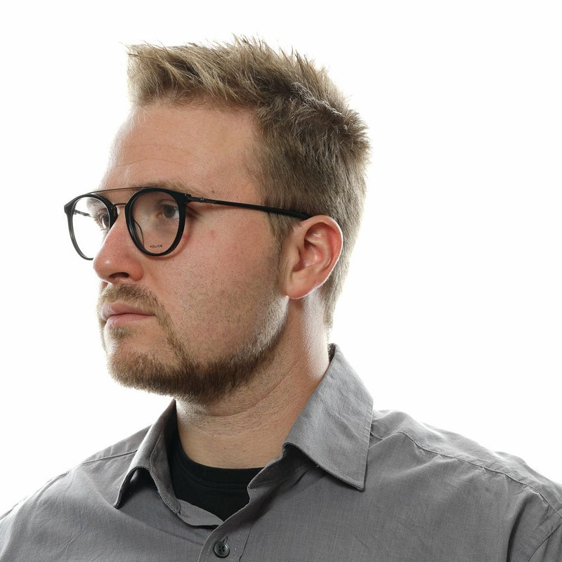 Monture de lunettes pour homme, noir, Police.