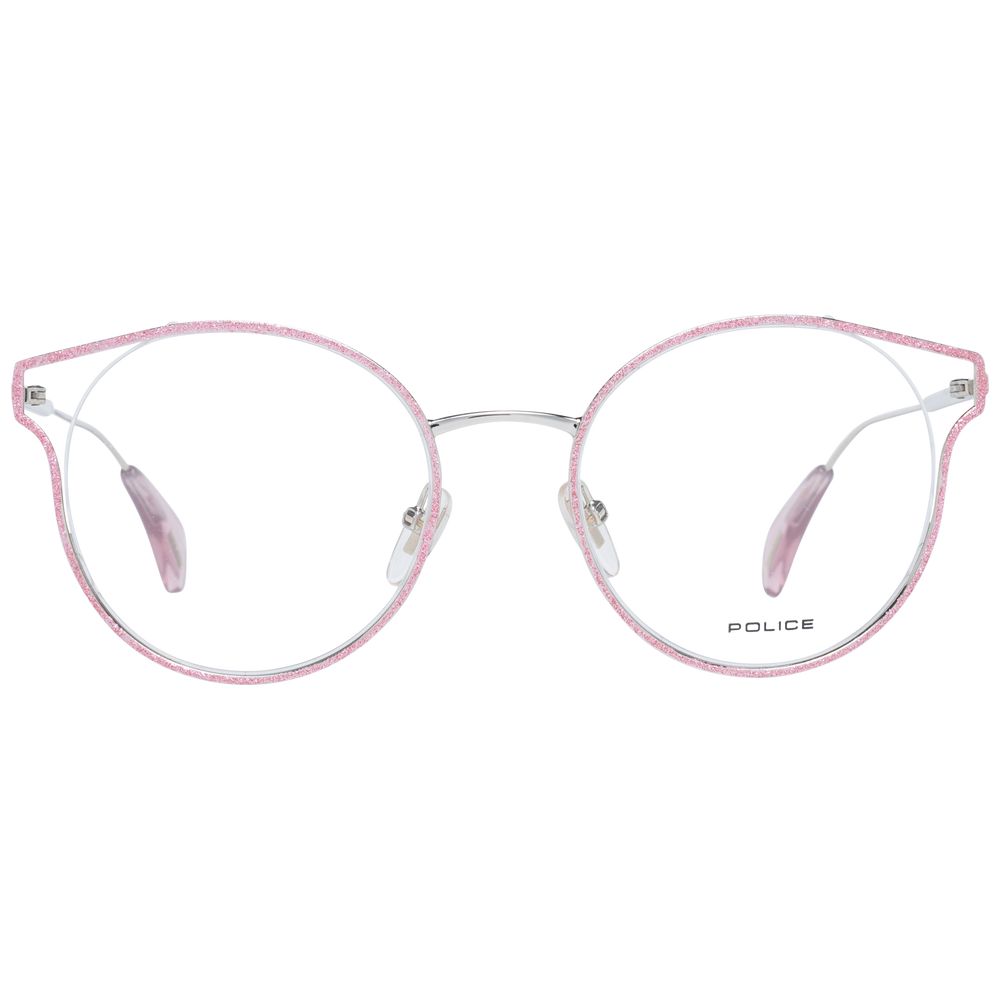 Monture de lunettes rose police pour femmes