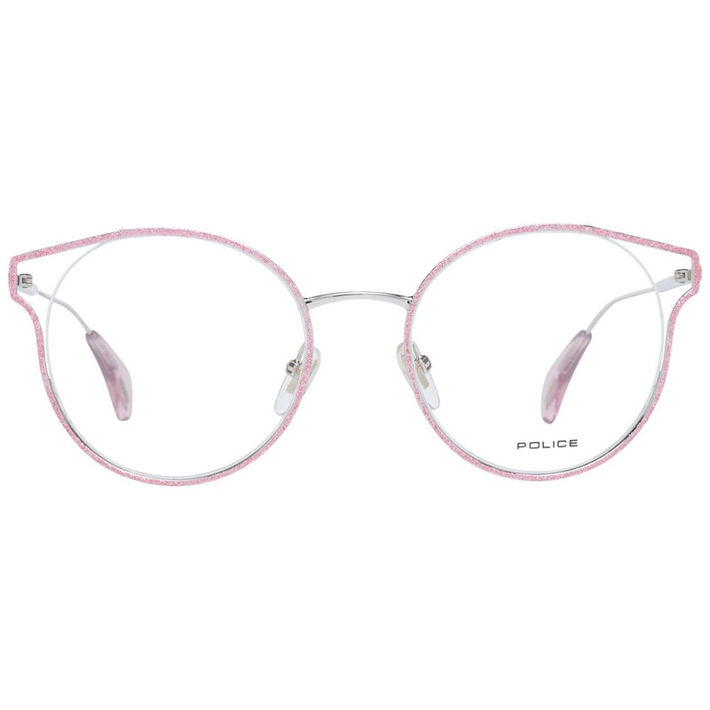 Monture de lunettes rose police pour femmes