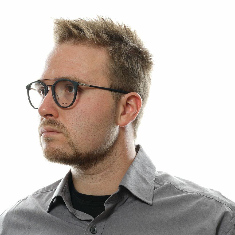 Monture de lunettes pour homme, gris Police.