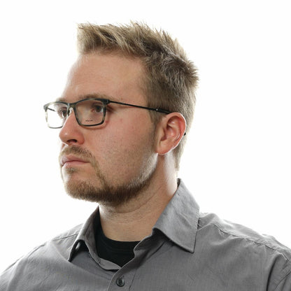 Politie grijs herenbrilmontuur