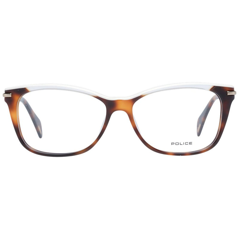 Monture de lunettes pour femmes Police, couleur marron