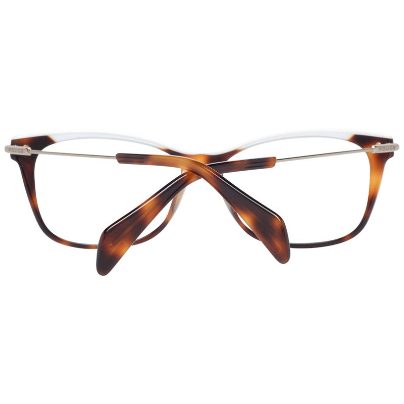 Monture de lunettes pour femmes Police, couleur marron