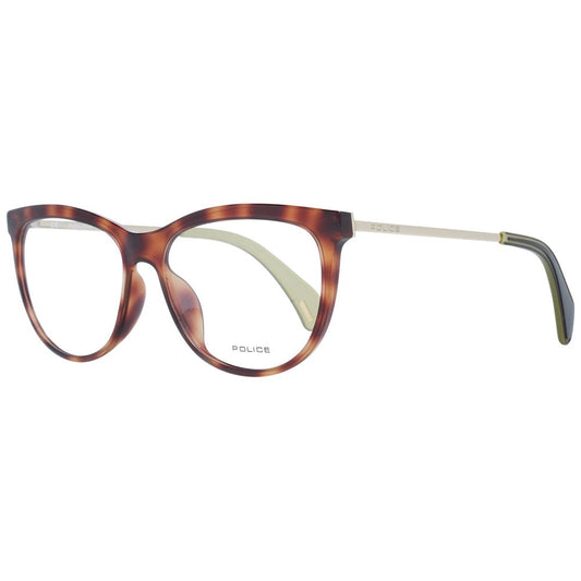 Monture de lunettes pour femmes Police, couleur marron