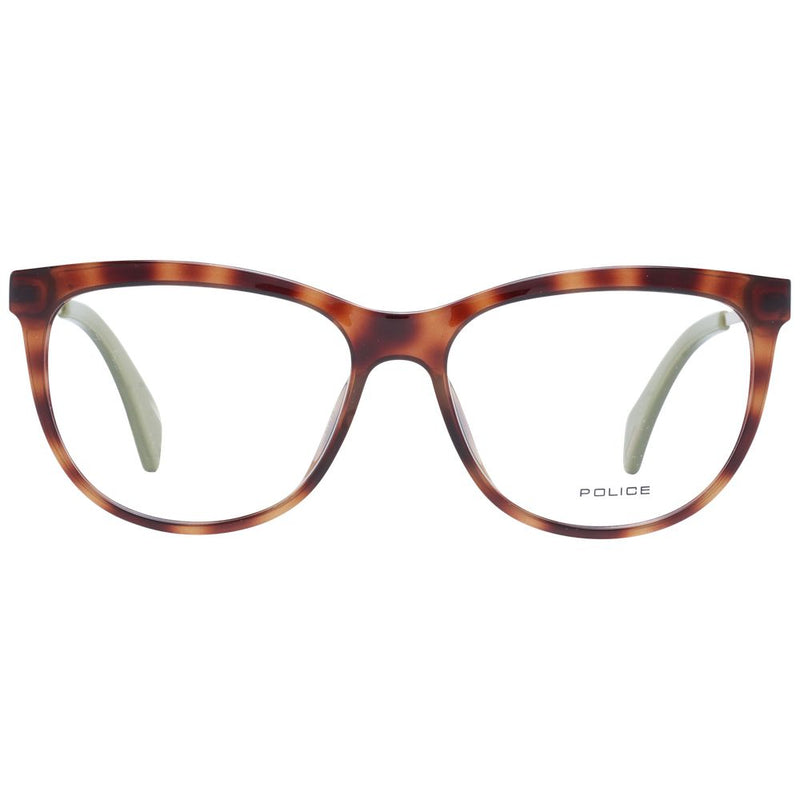 Monture de lunettes pour femmes Police, couleur marron