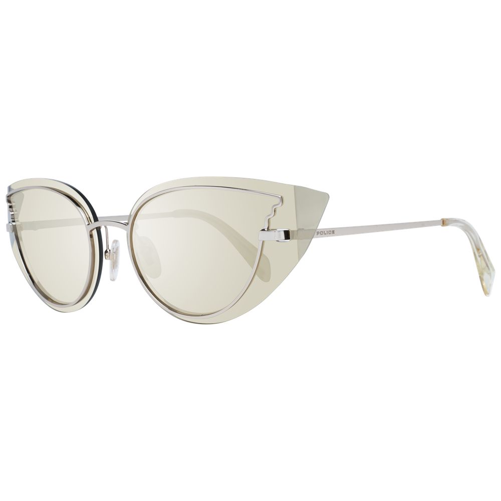 Lunettes de soleil pour femmes Police, couleur or.