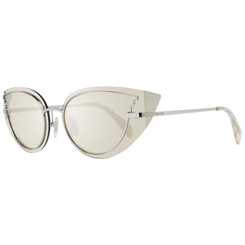 Lunettes de soleil pour femmes Police, couleur or.