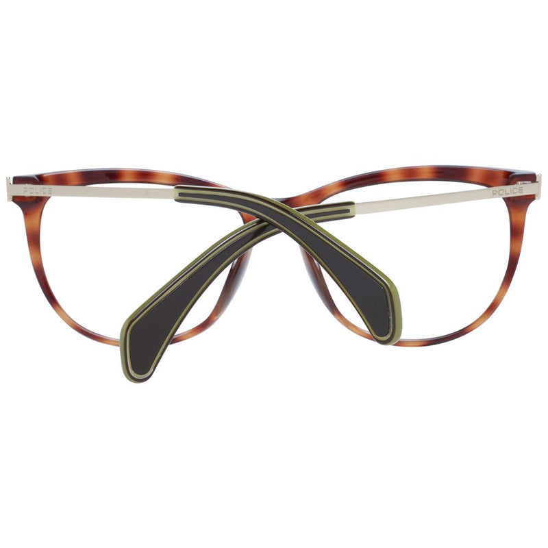 Monture de lunettes pour femmes Police, couleur marron