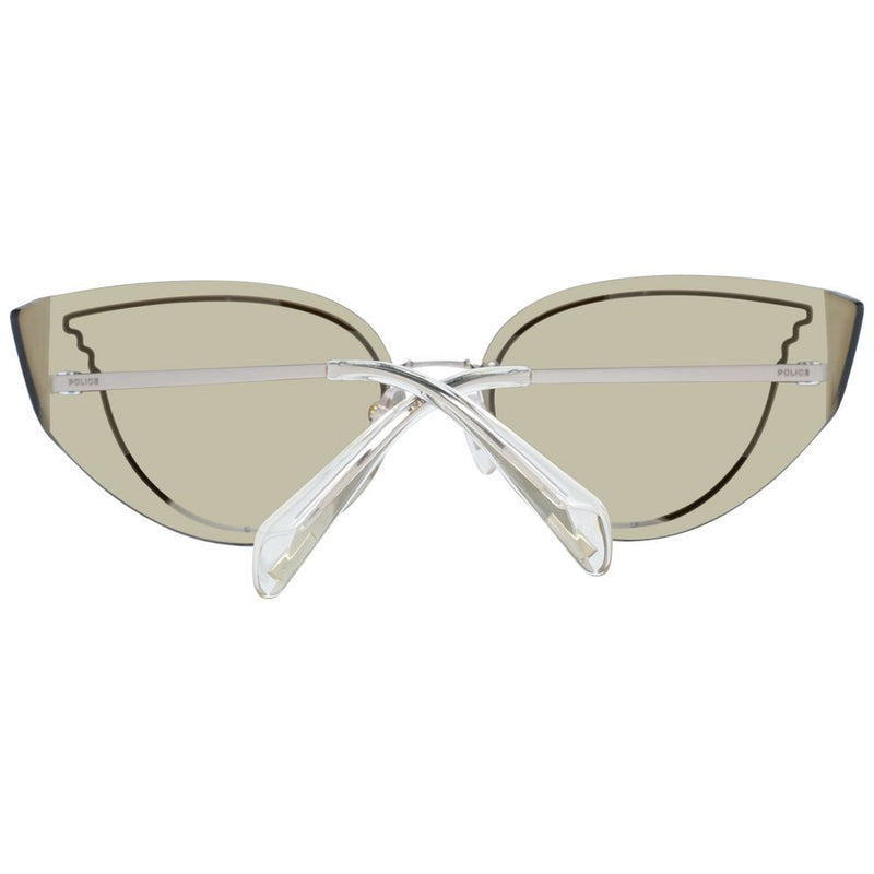 Lunettes de soleil pour femmes Police, couleur or.
