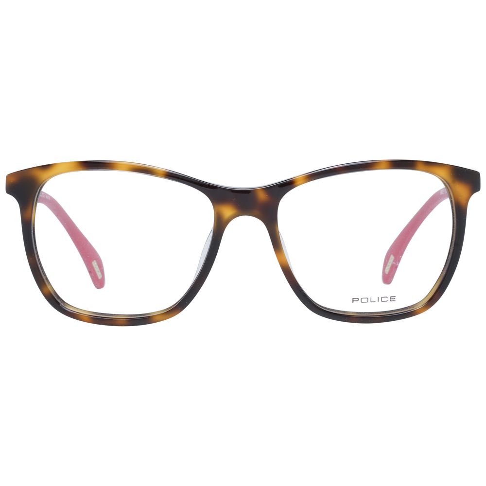 Monture de lunettes pour femmes Police, couleur marron
