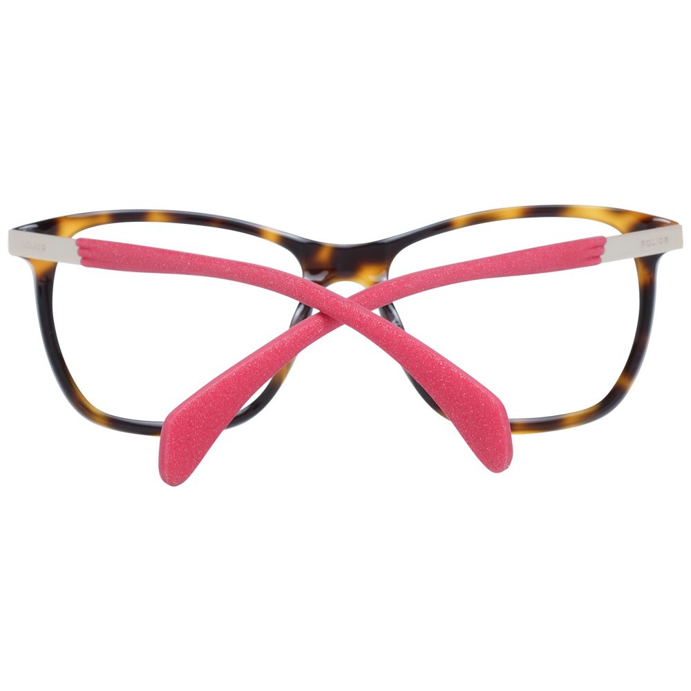 Monture de lunettes pour femmes Police, couleur marron