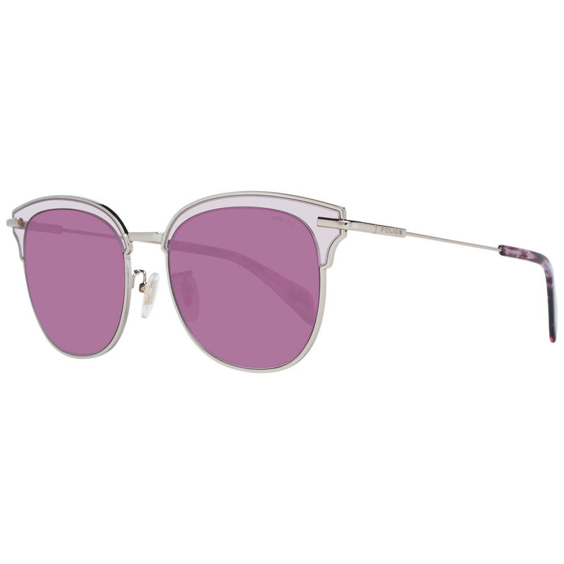 Lunettes de soleil pour femme, couleur bordeaux, marque Police.