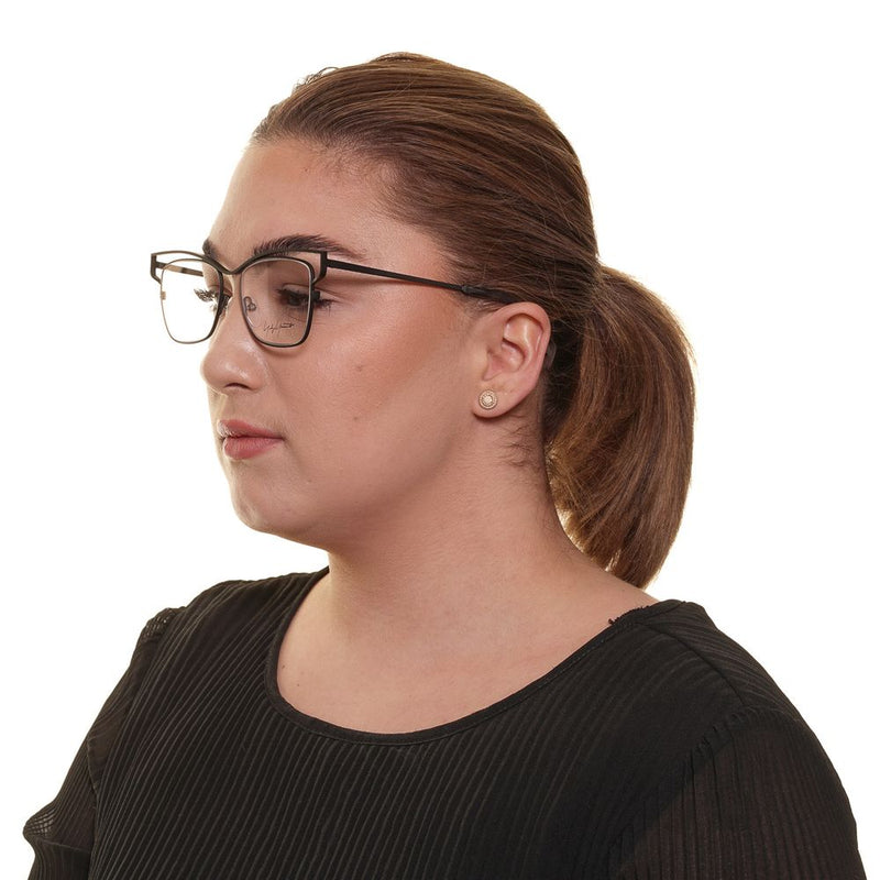 Yohji Yamamoto Gray Women Glasses Frame