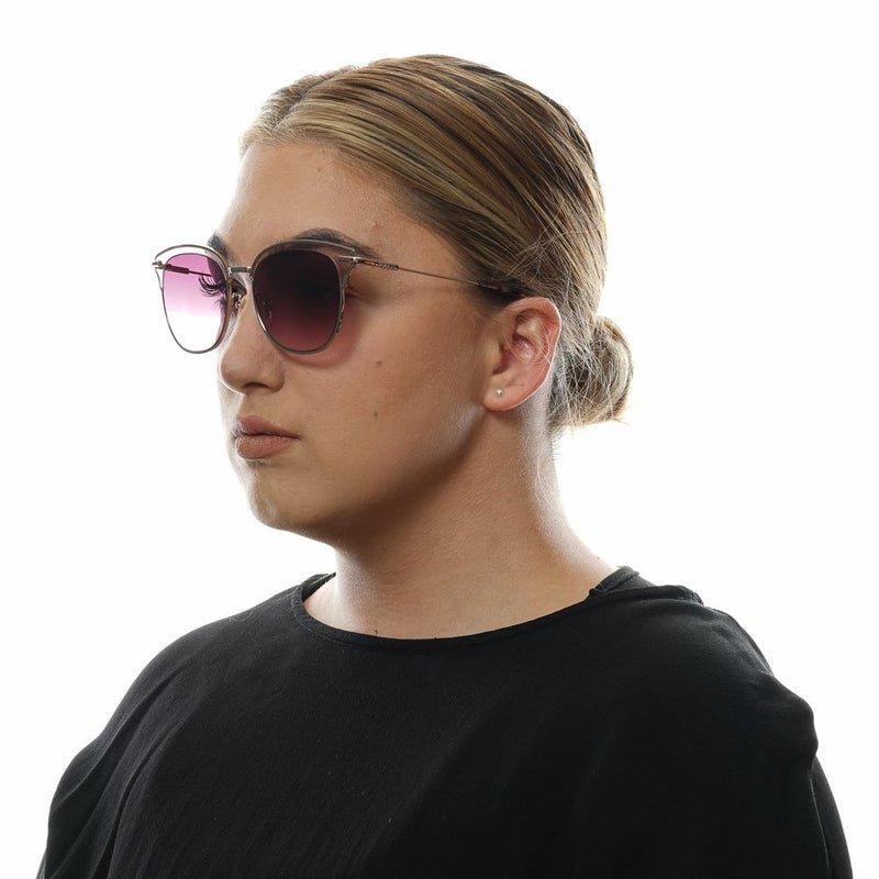 Lunettes de soleil pour femme, couleur bordeaux, marque Police.