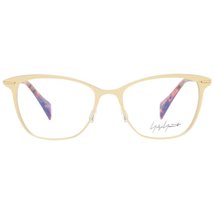 Yohji Yamamoto Gold Women Glasses Frame