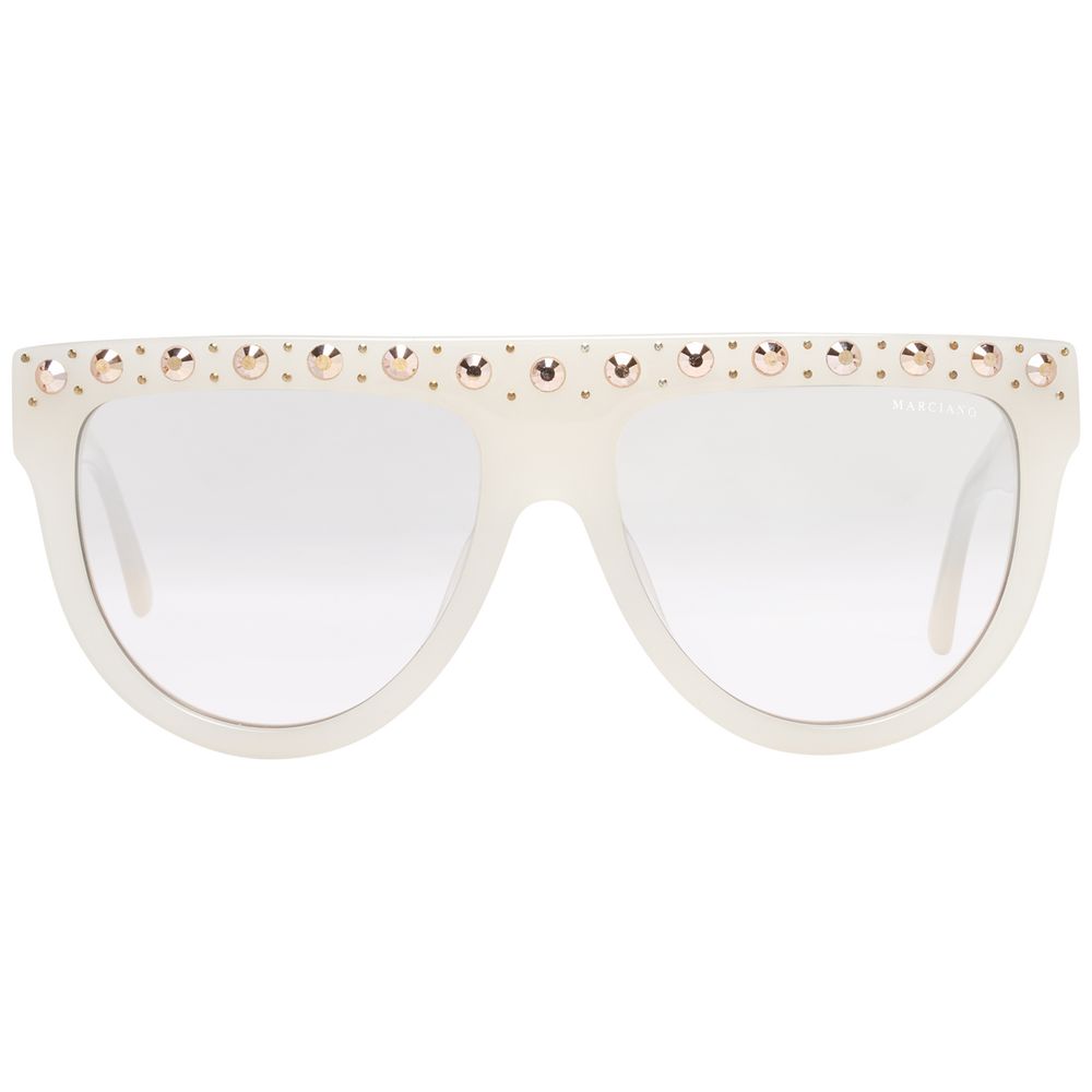 Lunettes de soleil blanches Marciano by Guess pour femme