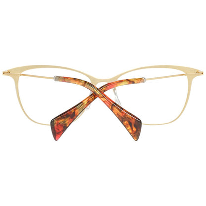 Yohji Yamamoto Gold Women Glasses Frame