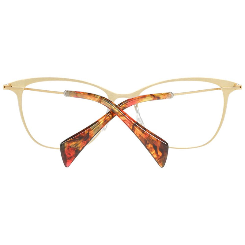 Monture de lunettes pour femmes Yohji Yamamoto dorée