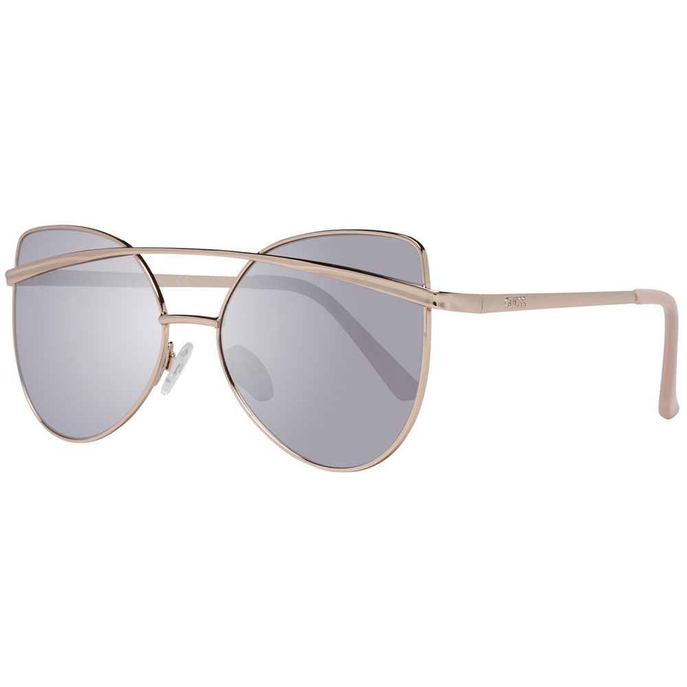 Guess Rose Gold Women Sunglasses - Butterfly Style