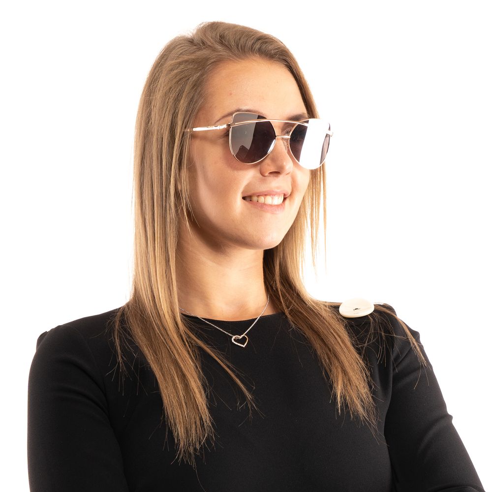 Lunettes de soleil Guess, doré rose, pour femme