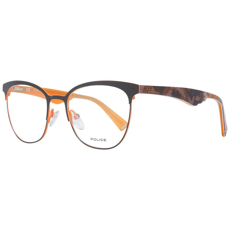Monture de lunettes pour femmes Police, couleur marron