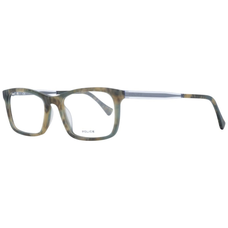 Monture de lunettes homme vert police
