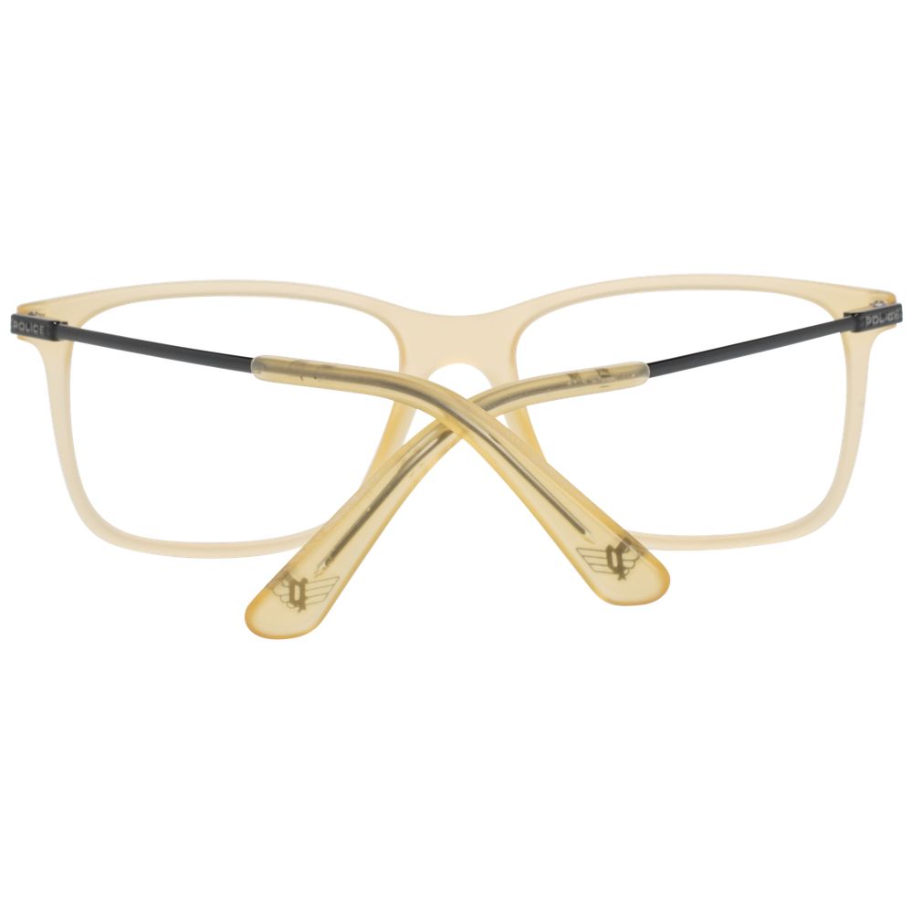 Monture de lunettes jaune police pour hommes