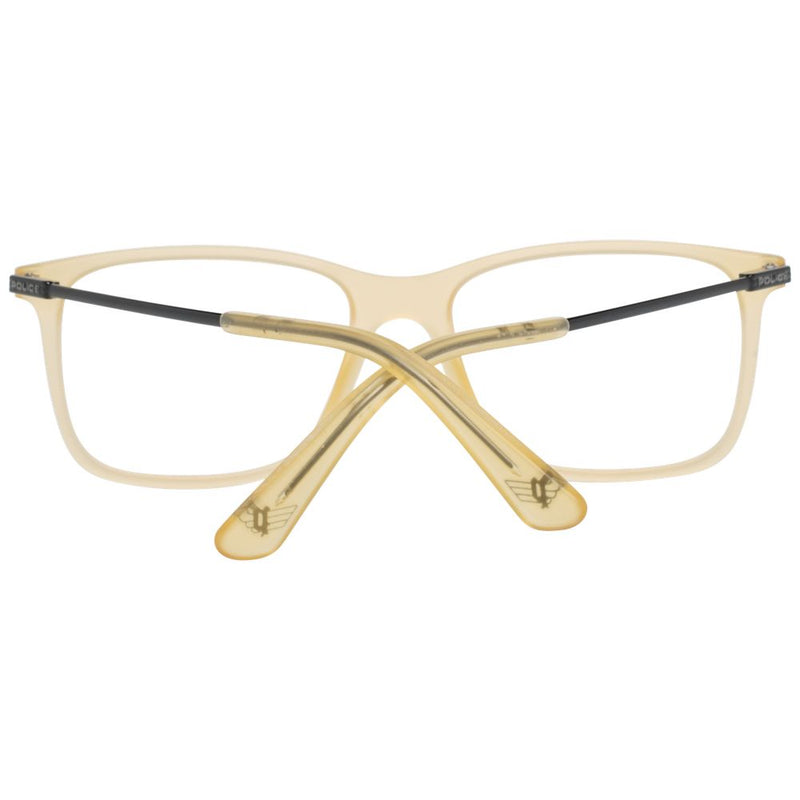 Monture de lunettes jaune police pour hommes