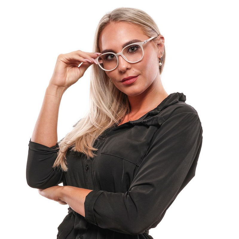 Monture de lunettes Swarovski blanche pour femme