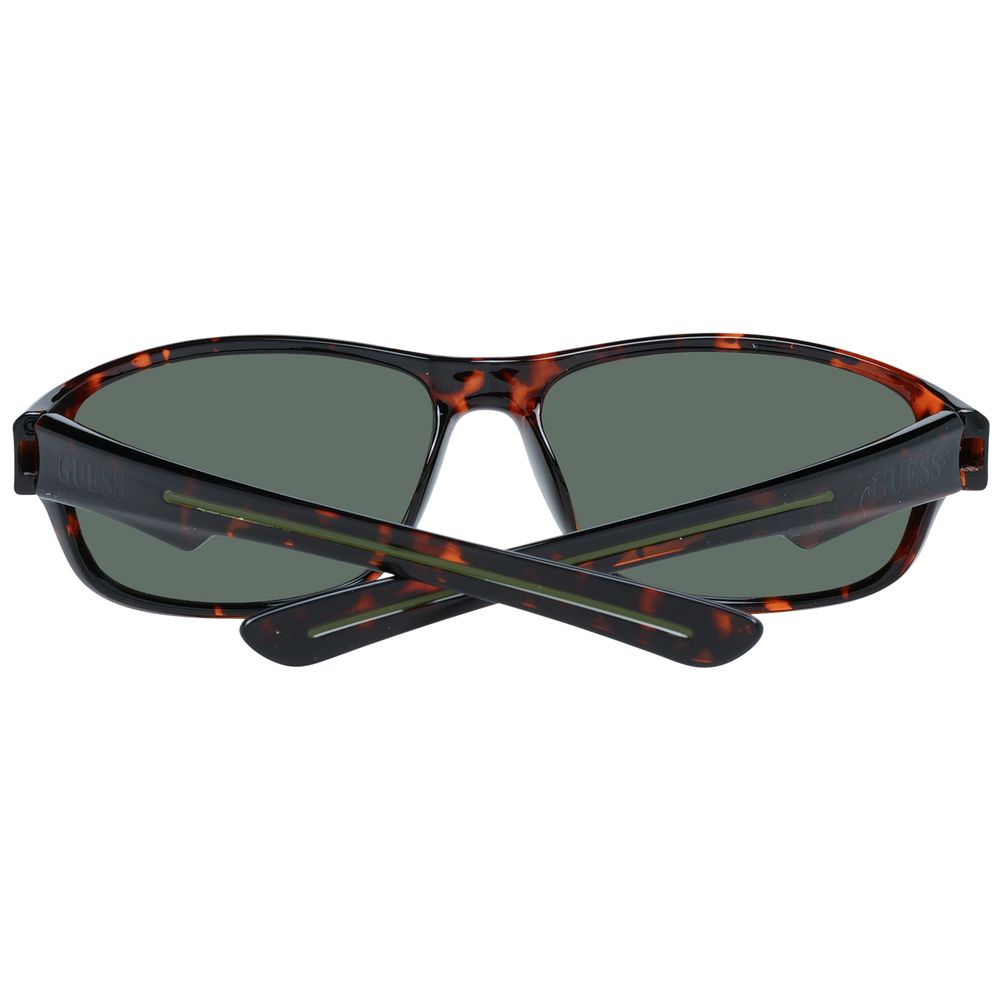 Guess Brown Unisex Sunglasses - Chic Rectangle Frame