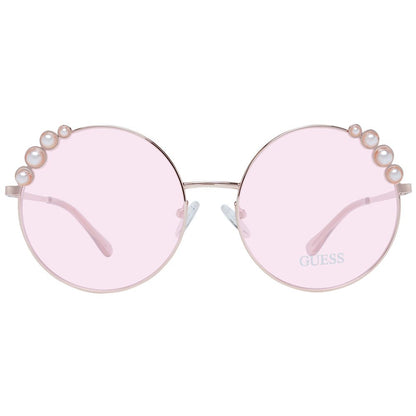 Lunettes de soleil Guess, doré rose, pour femme