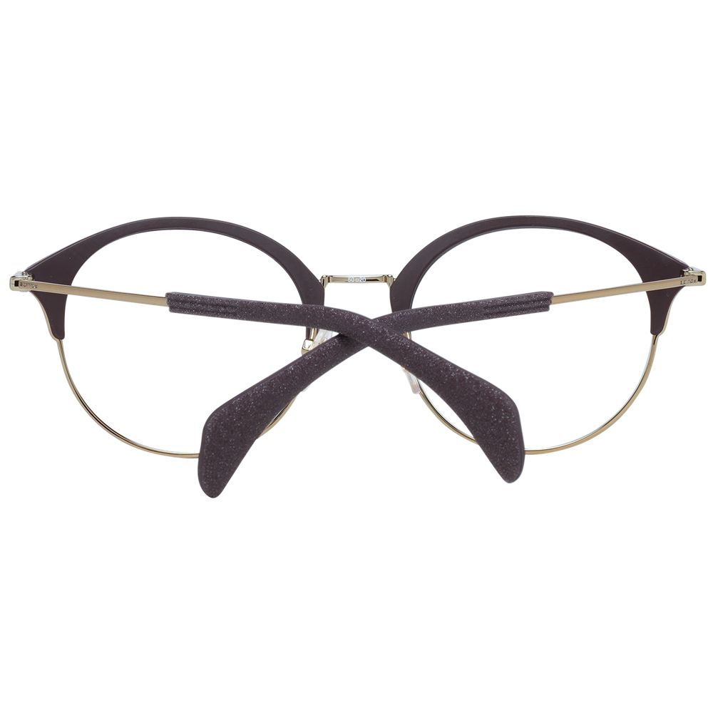 Monture de lunettes violette pour femme, style policier