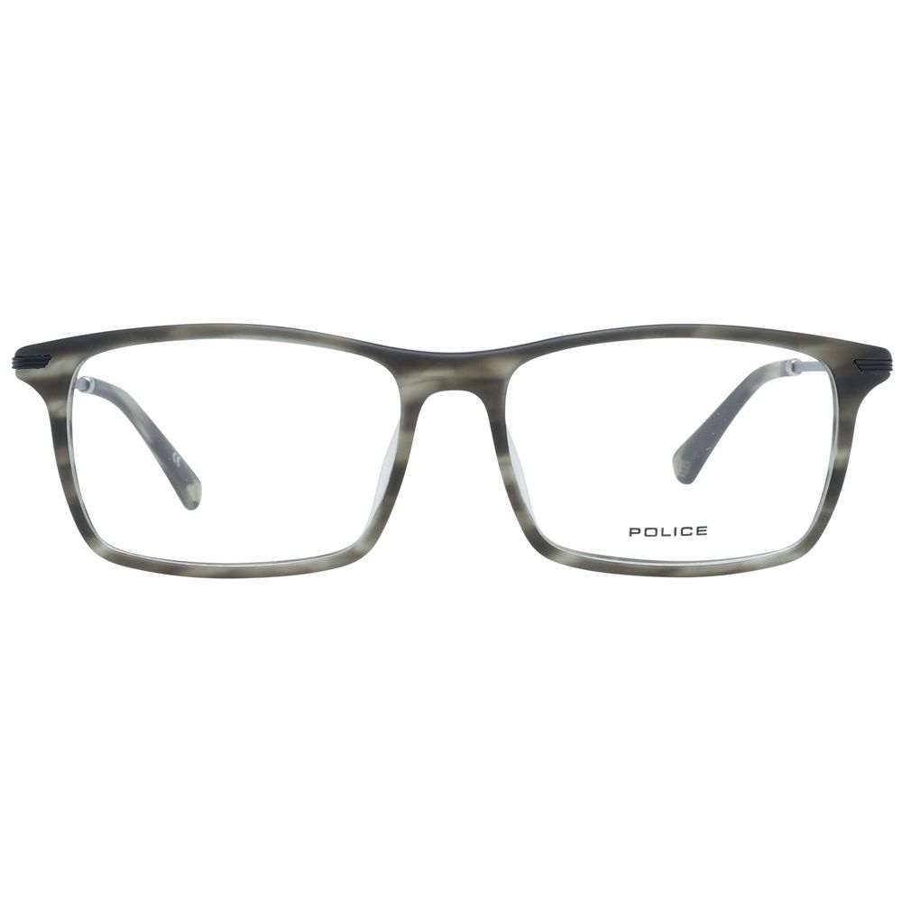Monture de lunettes pour homme, gris Police.