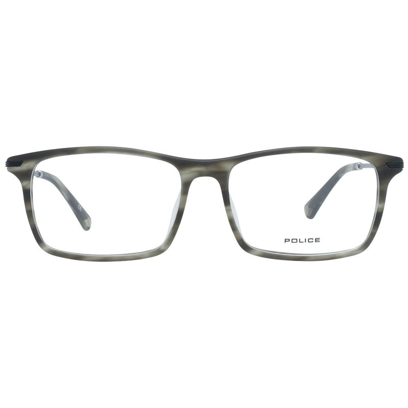 Monture de lunettes pour homme, gris Police.