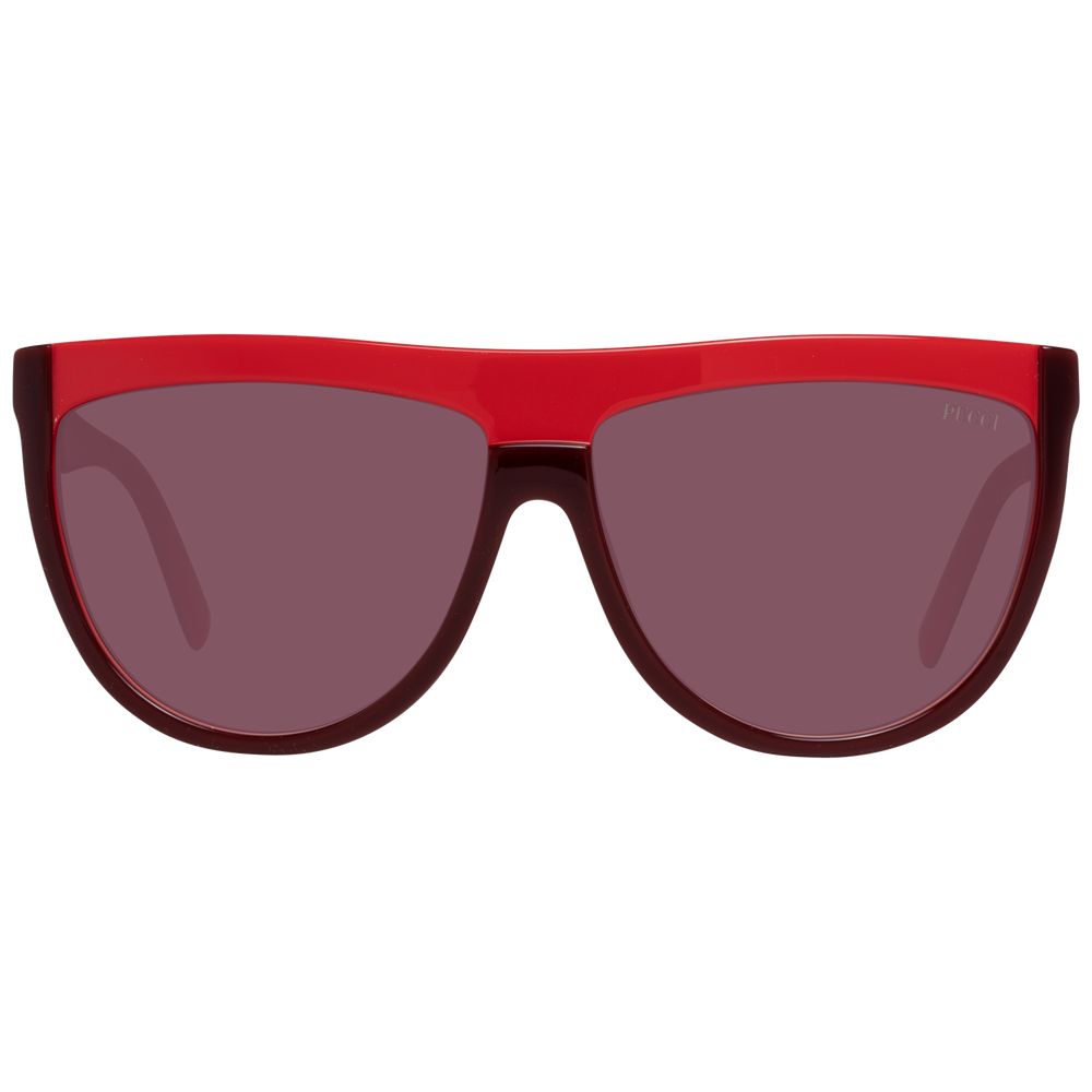 Lunettes de soleil pour femme bordeaux Emilio Pucci