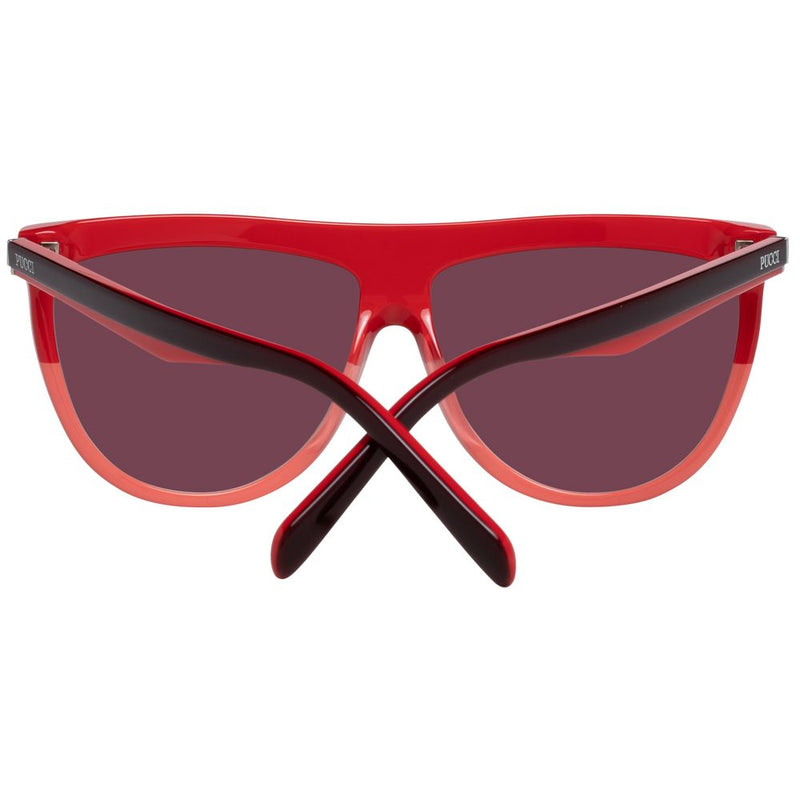 Lunettes de soleil pour femme bordeaux Emilio Pucci