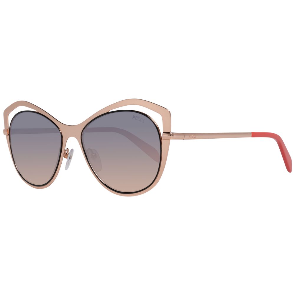 Lunettes de soleil pour femme Emilio Pucci, doré rose