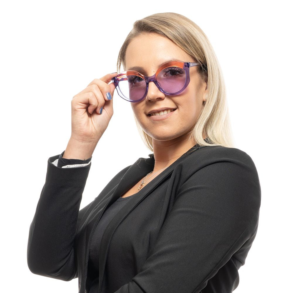 Emilio Pucci Purple Plastic Butterfly Sunglasses for Women