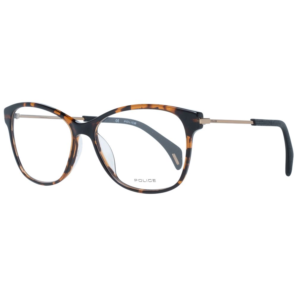 Monture de lunettes pour femmes Police, couleur marron
