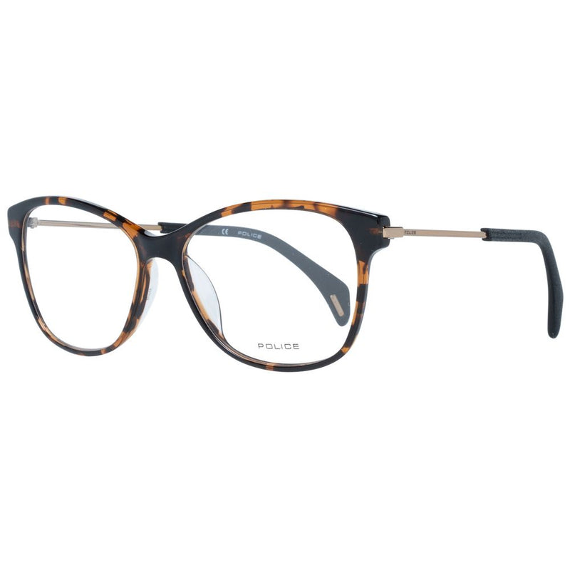 Monture de lunettes pour femmes Police, couleur marron