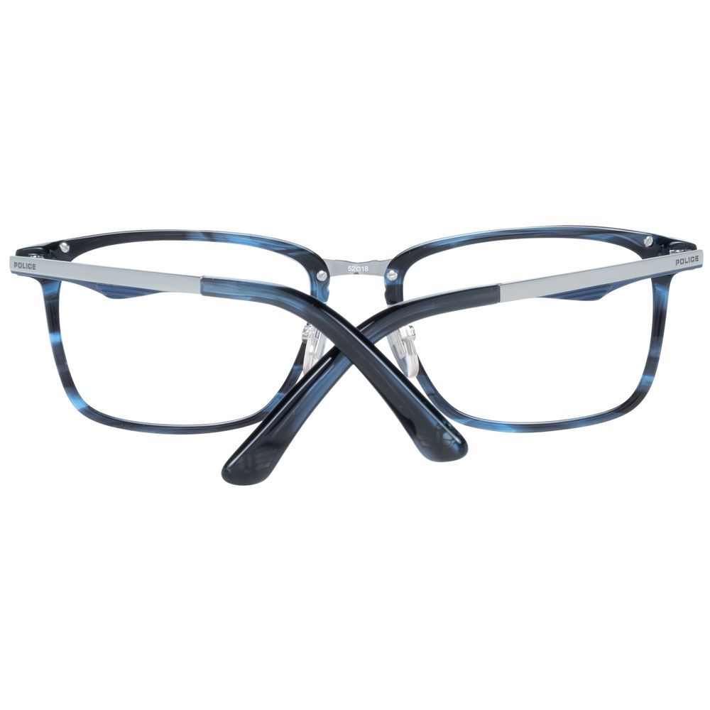 Monture de lunettes pour homme, bleu police
